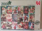 Image of the puzzle 2000, Jumbo, Vintage Santa’s, Alison Lee, Factory Sealed, Picture of the box