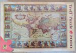 Image of the puzzle 2000, Trefl, Historical Map of the World, Jansz. by Claus Janszoon Visscher, Factory Sealed, Picture of the box