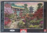 Image of the puzzle 3000, Educa, Japanese Garden, Dominic Davison, Factory Sealed, Picture of the box