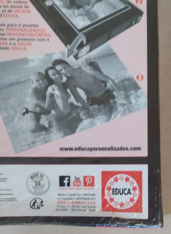 Image of the puzzle 3000, Educa, Japanese Garden, Dominic Davison, Factory Sealed, Picture of the corner