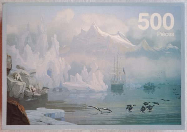 Image of the puzzle 500, Ravensburger, Glacial Sea, Complete, Picture of the box