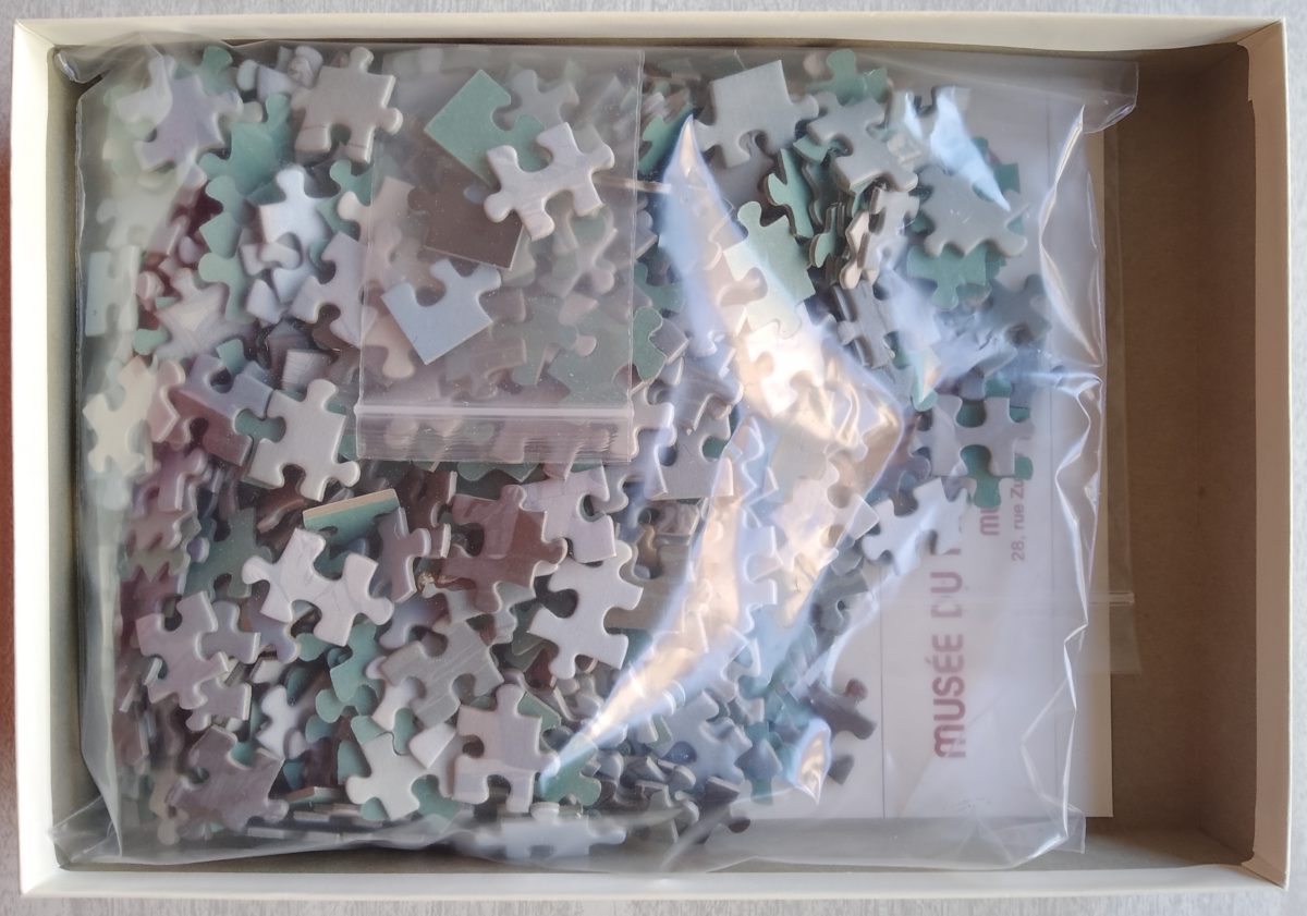 Image of the puzzle 500, Ravensburger, Glacial Sea, Complete, Picture of the bag