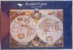 Image of the puzzle 1000, Bluebird, Antique World Map, by Henricus Hondius the Younger, Factory Sealed, Picture of the box