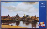 Image of the puzzle 1000, Puzzelman, View of Delft, by Johannes Vermeer, Complete, Picture of the box
