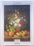 Image of the puzzle 2000, Nathan, Still Life of Flowers and Fruit, by Christian Juel Möllback, Factory Sealed, Picture of the box