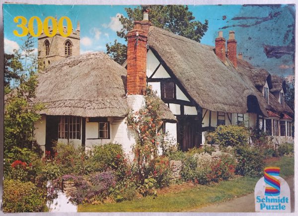 Image of the puzzle 3000, Schmidt, The Cottages, Sealed Bag, Picture of the box