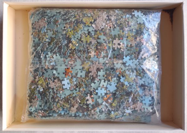 Image of the puzzle 3000, Schmidt, The Cottages, Sealed Bag, Picture of the bag