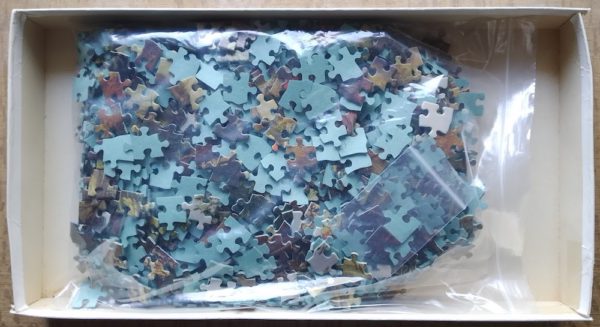 Image of the puzzle 1000, Schmidt, Forest Exit, Jan Brueghel the Elder, Complete, Picture of the bag
