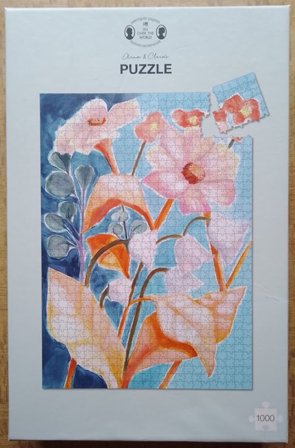 Image of the puzzle 1000, Søstene Grene, Anna & Clara's Puzzle, Complete, Picture of the box
