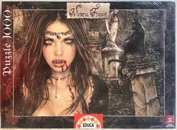 Image of the puzzle 1000, Educa, Felina, by Victoria Francés, Factory Sealed, Picture of the box