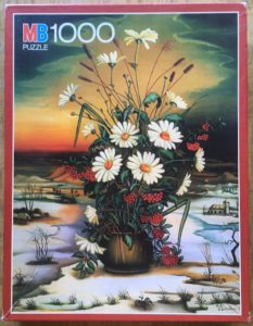 Image of the puzzle 1000, MB, Bouquet, by Ivan Tomerlin, Sealed Bag, Picture of the box