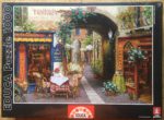 Image of the puzzle 1000 Educa, Trattoria Tre Marchetti, by Viktor Shvaiko, Factory Sealed, Picture of the box