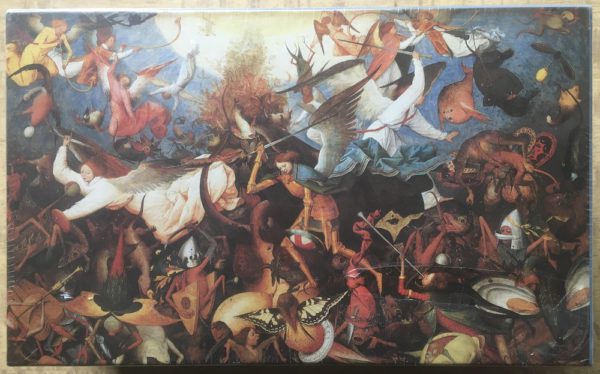 Image of the puzzle 1000, Martoz, The Fall of the Rebel Angels, by Pieter Bruegel the Elder, Factory Sealed, Picture of the box