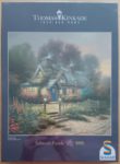 Image of the puzzle 1000, Schmidt, Teacup Cottage, Thomas Kinkade, Factory Sealed, Pictue of the box