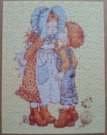 Image of the puzzle 500, F.X. Schmid, Sarah Kay's, Complete, Picture of the puzzle