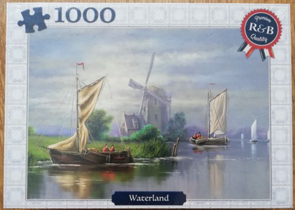 Image of the puzzle 1000, R&B, Waterland, by Yaroslav Chyzhevskyi, Factory Sealed, Picture of the box