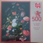 Image of the puzzle 500, Jumbo, Still Life of FLowers, by Jan Davidszoon de Heem, Factory Sealed, Picture of the box
