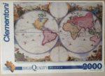 Image of the puzzle 2000, Clementoni, Old Map, by Nicolaes Visscher I, Factory Sealed, Picture of the box