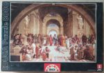Image of the puzzle 8000, Educa, The School of Athens, Raphael, Sealed Bag, Picture of the box