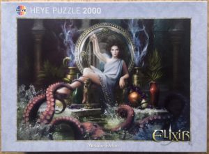 Image of the puzzle 2000, Heye, Octopus, Mélanie Delon, Sealed Bag, Picture of the box