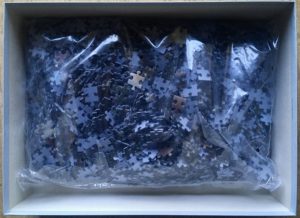 Image of the puzzle 2000, Heye, Octopus, Mélanie Delon, Sealed Bag, Picture of the bag