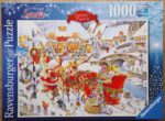 Image of the puzzle 1000, Ravensburger, Which Way, Santa?, by Roy Trower, Complete, Picture of the box