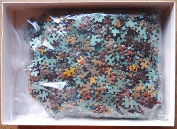 Image of the puzzle 1500, Nathan, San Francisco: Bay Bridge, Complete, Picture of the bag