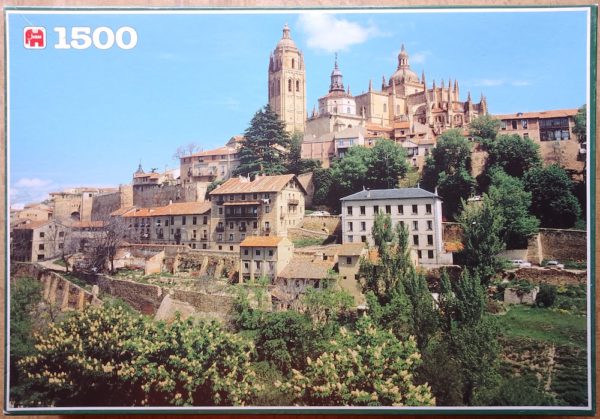 Image of the puzzle 1500, Jumbo, The Cathedral in Segovia, Complete, Picture of the box