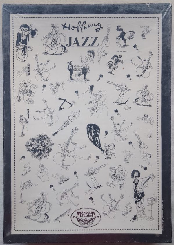 Image of the puzzle 1000, Mandolin, Jazz, by Gerard Hoffnung, Factory Sealed, Picture of the box