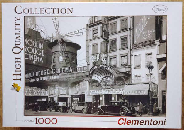 Image of the puzzle 1000, Clementoni, Bal du Moulin Rouge, Complete, Picture of the box