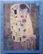 Image of the puzzle 1000, Impronte Edizioni, The Kiss, by Gustav Klimt, Complete, Picture of the box