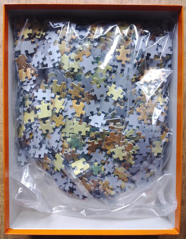 Image of the puzzle 1500, Impronte Edizioni, Sunflowers, by Vincent van Gogh, Complete, Picture of the bag