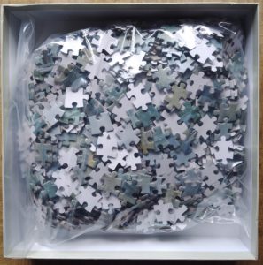 Image of the puzzle 1000, Flame Tree, The Museum at Le Havre, by Claude Monet, Complete, Picture of the bag