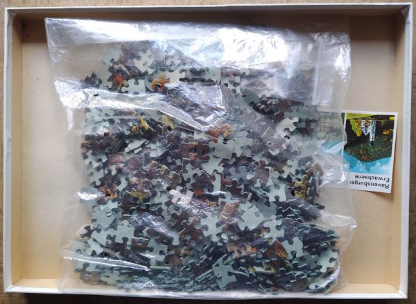 Image of the puzzle 750, Ravensburger, Night Watch, Rembrandt, Complete, Picture of the bag
