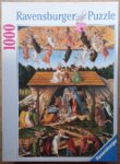 Image of the puzzle 1000, Ravensburger, Birth of Christ, by Sandro Botticelli, Complete, Picture of the box