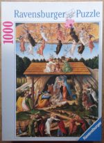 Image of the puzzle 1000, Ravensburger, Birth of Christ, by Sandro Botticelli, Complete, Picture of the box