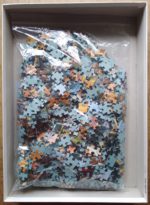 Image of the puzzle 1000, Ravensburger, Birth of Christ, by Sandro Botticelli, Complete, Picture of the bag