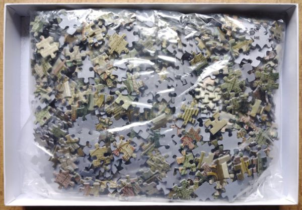 Image of the puzzle 1000, Delfland, Map of Delfland, 1712, by Nicolaas Kruik, Complete, Picture of the bag