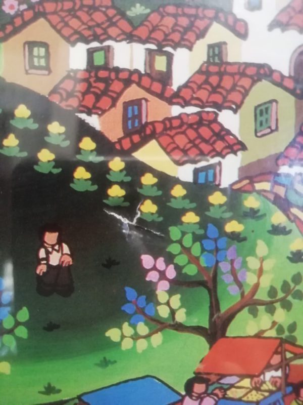 Image of the puzzle 1000, Diset, The Pilgrimage, Juan Sánchez, Factory Sealed, Detail of the box