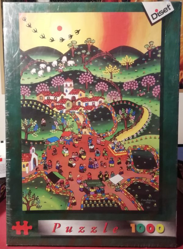 Image of the puzzle 1000, Diset, The Pilgrimage, Juan SƔnchez, Factory Sealed, Picture of the box