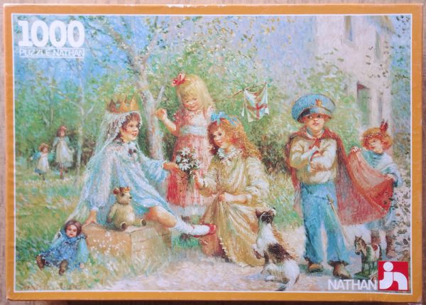 Image of the puzzle 1000, Nathan, The Prince and Princess, by Jeanette Leuers, Complete, Picture of the box