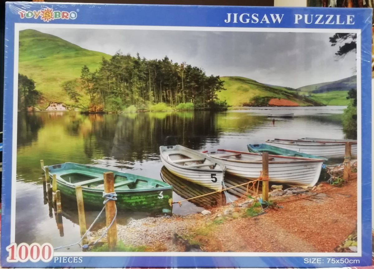 1000, Blue Eagle, The Jetty, Factory Sealed, Listed by Morgana Image of the puzzle 1000, Blue Eagle, The Jetty, Factory Sealed, Picture of the box
