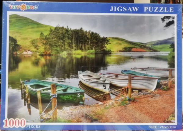 Image of the puzzle 1000, Blue Eagle, The Jetty, Factory Sealed, Picture of the box