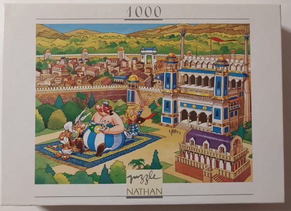Image of the puzzle 1000, Nathan, The Palace of Rahazade, by Goscinny & Uderzo, Sealed Bag, Picture of the box