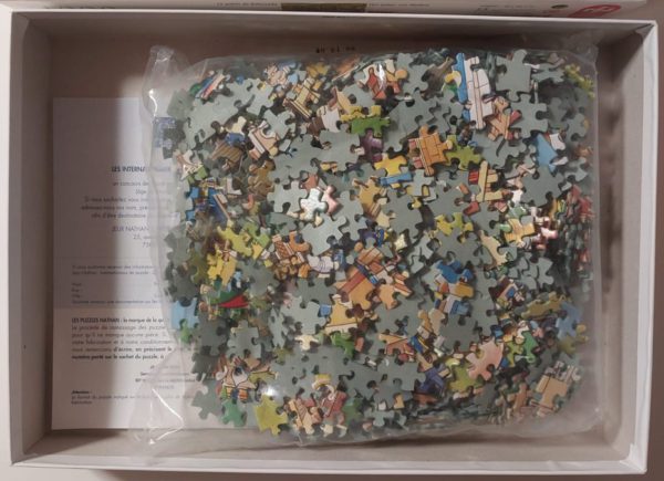Image of the puzzle 1000, Nathan, The Palace of Rahazade, by Goscinny & Uderzo, Sealed Bag, Picture of the bag