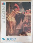 Image of the puzzle 1000, MB, On the Temple Steps, Edward Poynter, Factory Sealed, Picture of the box