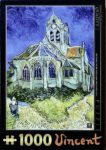 Image of the puzzle 1000, D-Toys, The Church at Auvers, Vincent van Gogh, Sealed Bag, Picture of the box