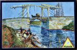 Image of the puzzle 1000, Piatnik, Bridge at Arles, Vincent van Gogh, Sealed Bag, Picture of the box