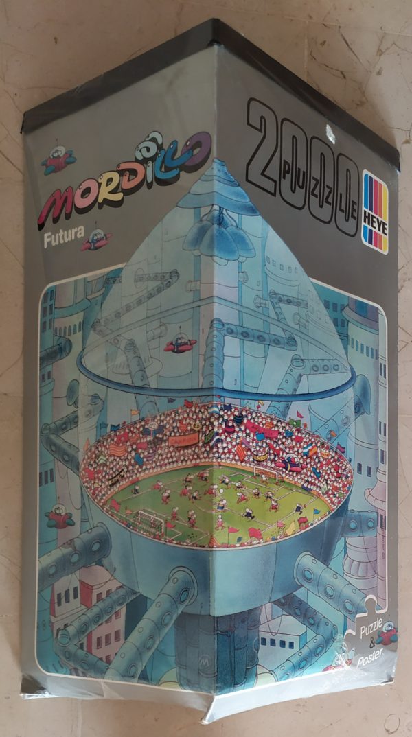 Image of the puzzle 2000, Heye, Futura, Guillermo Mordillo, Factory Sealed, Picture of the box
