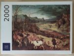 Image of the puzzle 2000, Lais, The Return of the Herd, Pieter Bruegel the Elder, Factory Sealed, Picture of the box